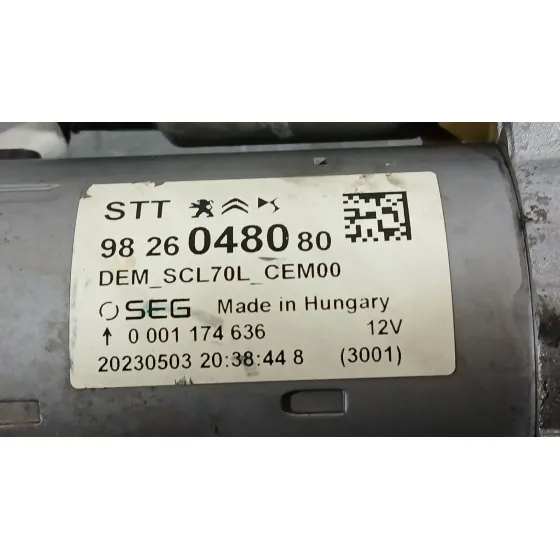 Motor Arranque para Citroën Jumper Iii Furgoneta