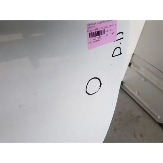 Puerta Delantera Derecha para Ford C-Max Ii (Dxa/Cb7, Dxa/Ceu)