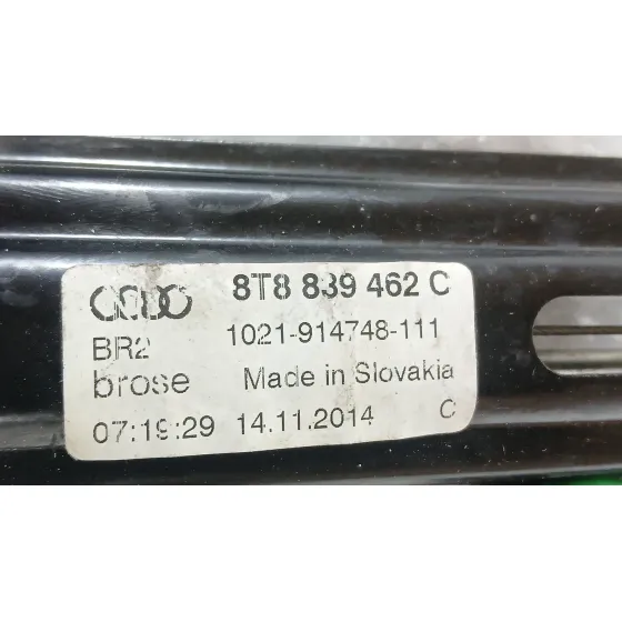 Elevalunas Trasero Derecho para Audi A5 Sportback (8Ta)