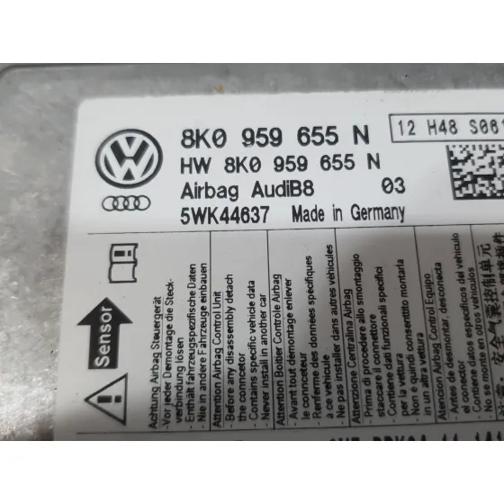 Kit Airbag para Audi A5 Sportback (8Ta)