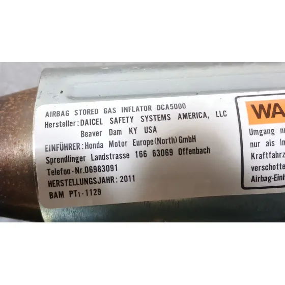Airbag Cortina Delantero Derecho para Honda Cr-V Iii (Re_)
