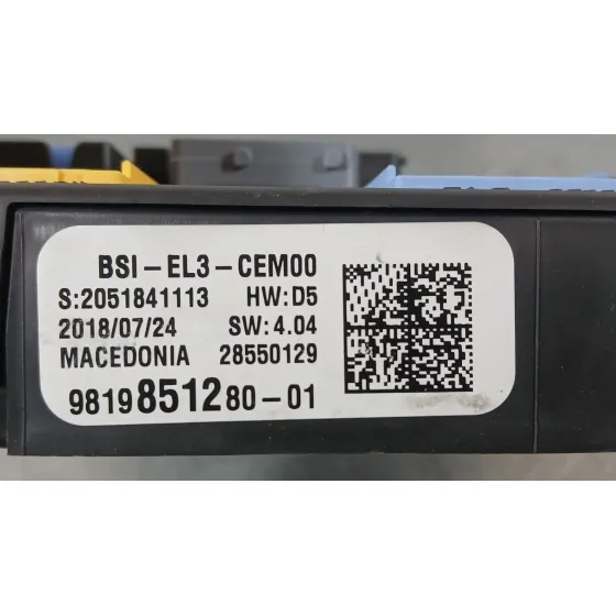 Caja Reles / Fusibles para Citroën C4 Cactus