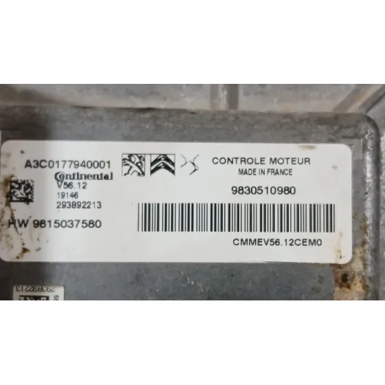 Centralita Motor Uce para Citroën C3 Iii (Sx)
