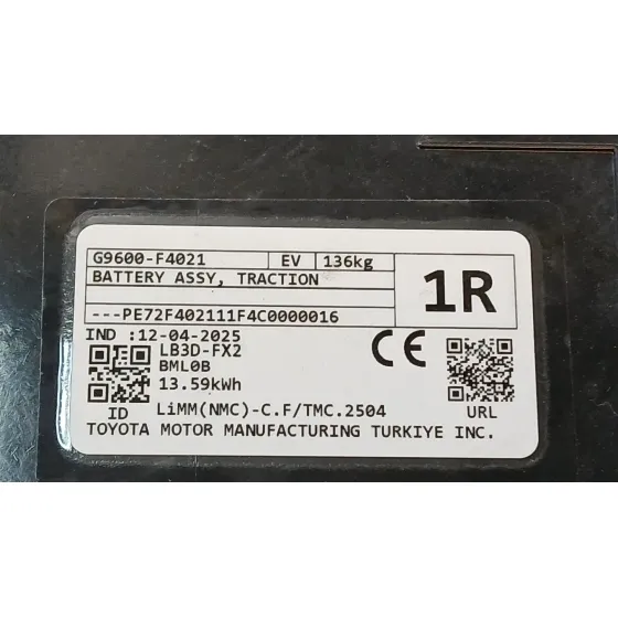 Bateria para Toyota C-Hr (_X1_)