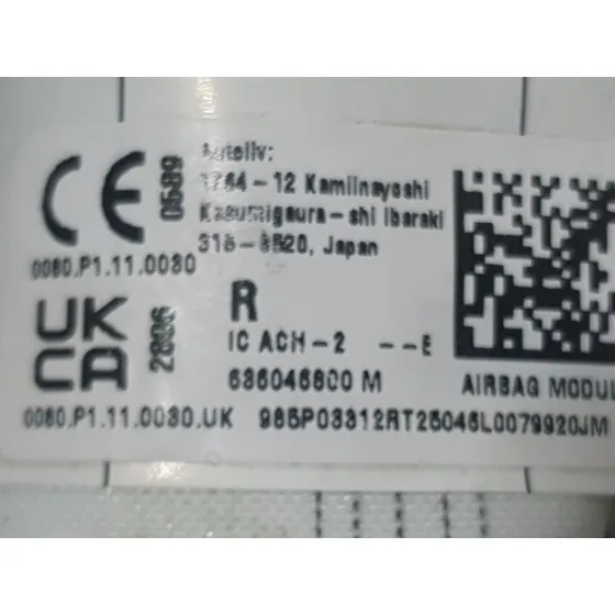 Airbag Cortina Delantero Derecho para Mitsubishi Colt
