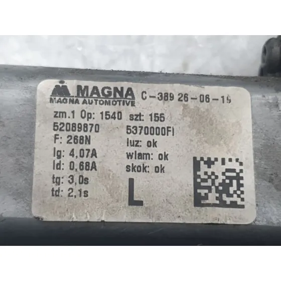 Elevalunas Delantero Izquierdo para Fiat 500 (312_)