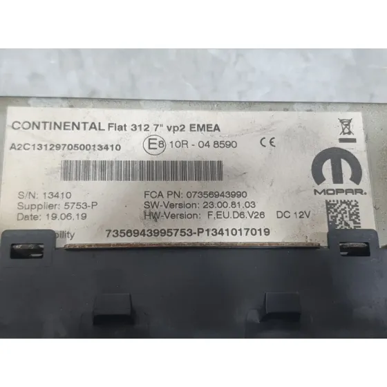 Sistema Navegacion Gps para Fiat 500 (312_)