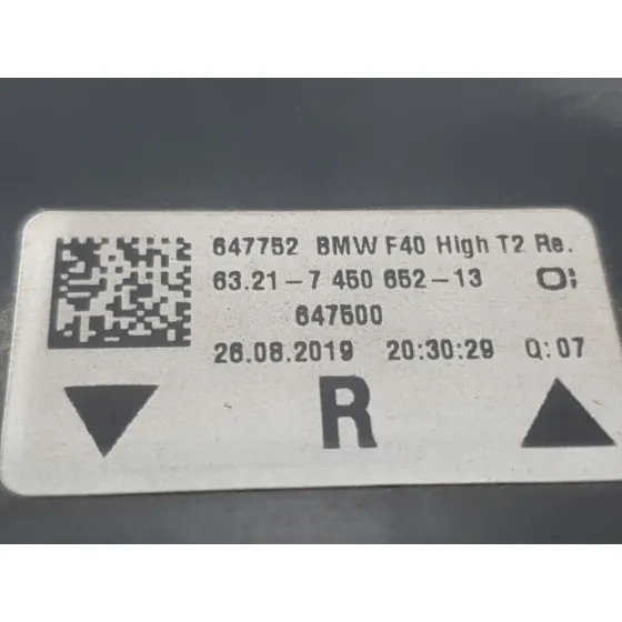 Piloto Trasero Derecho Interior para Bmw 1 (F40)
