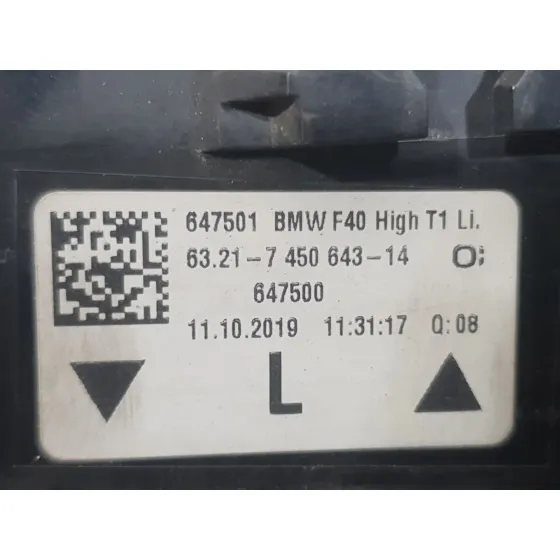 Piloto Trasero Izquierdo Interior para Bmw 1 (F40)