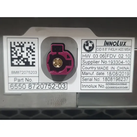 Sistema Navegacion Gps para Bmw 1 (F40)