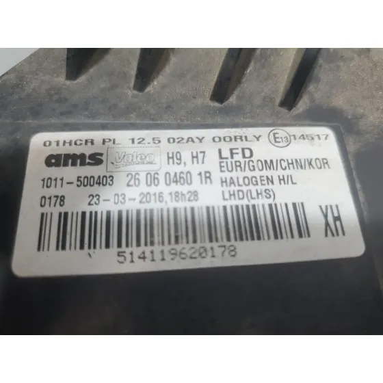 Faro Izquierdo para Renault Talisman (Lp_)