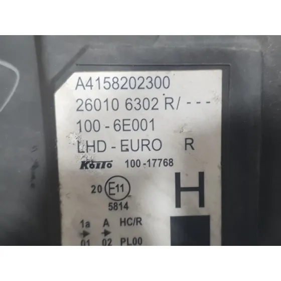 Faro Derecho para Mercedes-Benz Citan Monospace (W415)