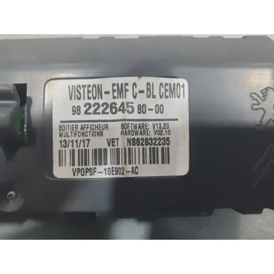 Pantalla Multifuncion para Citroën Jumpy Iii Furgoneta (V_)