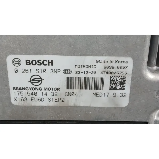 Centralita Motor Uce para Ssangyong Tivoli