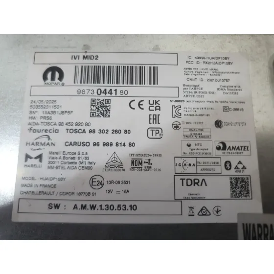 Sistema Audio / Radio para Opel Mokka