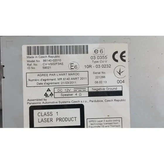 Sistema Navegacion Gps para Toyota Auris (_E18_)