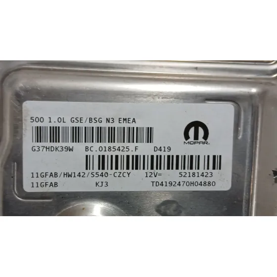 Centralita Motor Uce para Fiat 500 (312_)