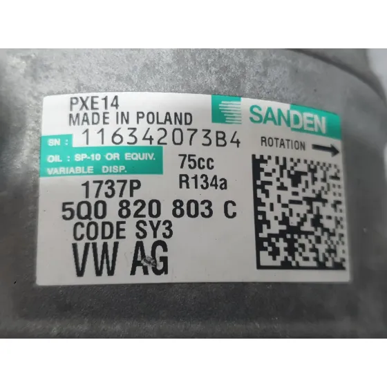 Compresor Aire Acondicionado para Seat Toledo Iv (Kg3)