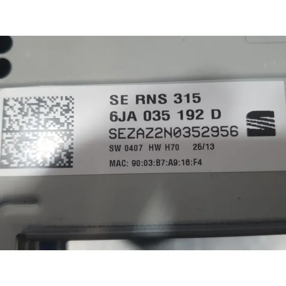 Sistema Navegacion Gps para Seat Toledo Iv (Kg3)