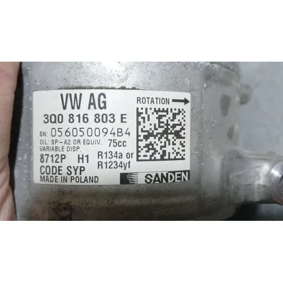 Compresor Aire Acondicionado para Skoda Fabia Iv (Pj3)