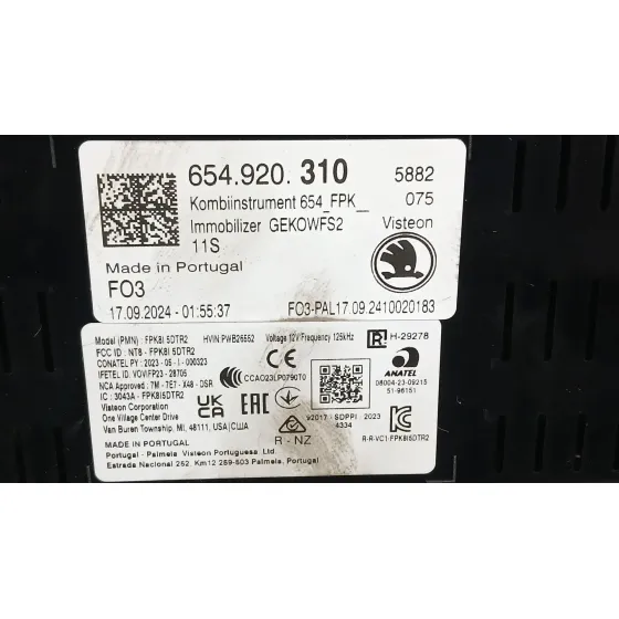 Cuadro Instrumentos para Skoda Fabia Iv (Pj3)