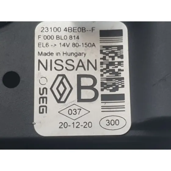 Alternador para Nissan Qashqai Ii (J11, J11_)