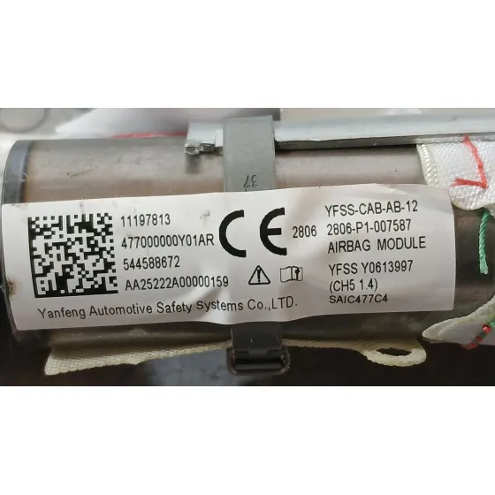 Airbag Cortina Delantero Derecho para Mg Mg 3 (5Lfp)