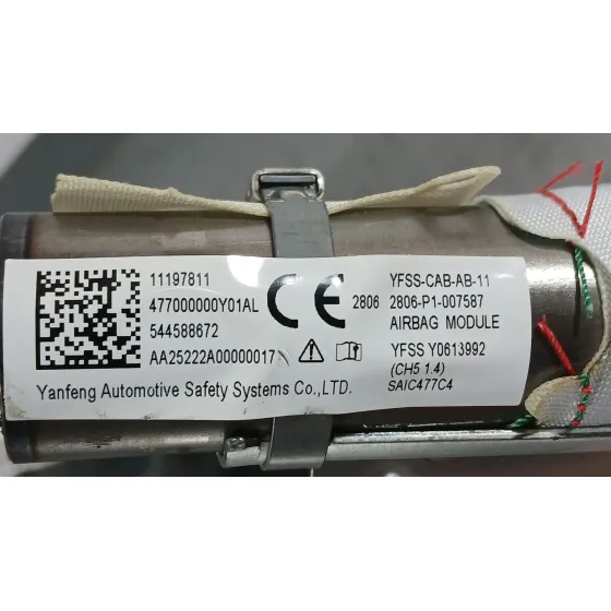 Airbag Cortina Delantero Izquierdo para Mg Mg 3 (5Lfp)