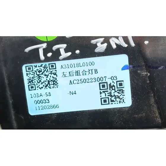 Piloto Trasero Izquierdo Interior para Mg Mg 3 (5Lfp)