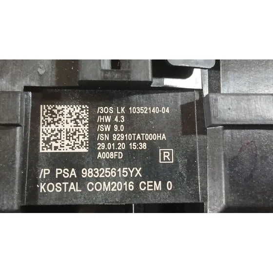Mando Luces Y Limpia para Opel Corsa F (P2Jo)