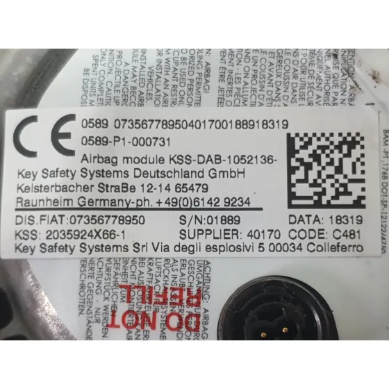 Kit Airbag para Jeep Renegade Suv (Bu, B1, Bv)