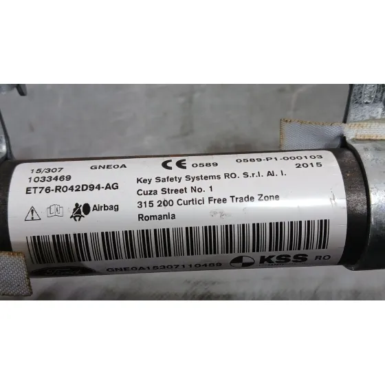 Airbag Cortina Delantero Derecho para Ford Tourneo Courier B460 Monospace