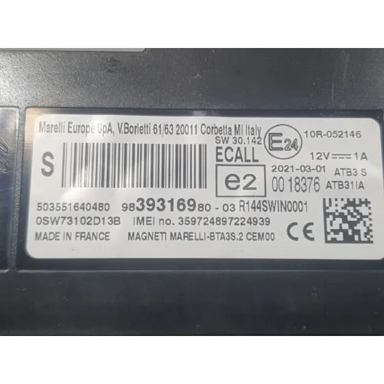 Modulo Electronico para Peugeot 3008 Ii Suv (Mc_, Mr_, Mj_, M4_)