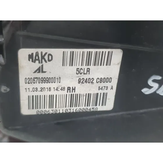 Piloto Trasero Derecho Exterior para Hyundai I20 Ii (Gb, Ib)