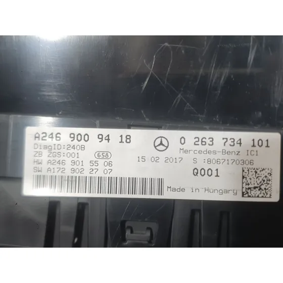 Cuadro Instrumentos para Mercedes-Benz Clase B Sports Tourer (W246, W242)