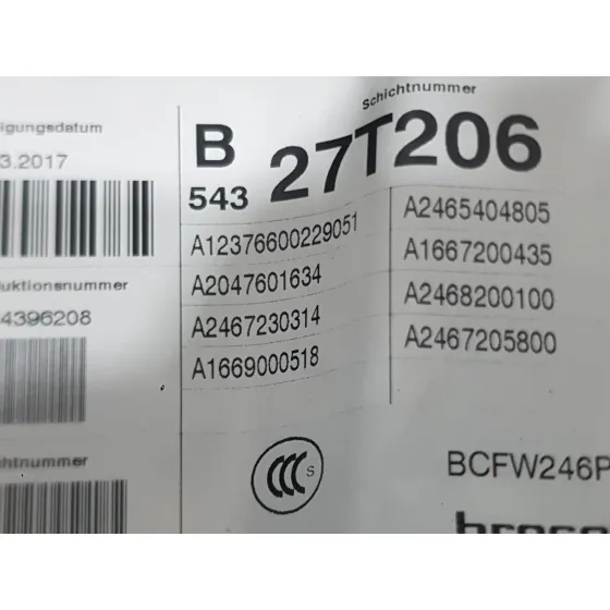 Elevalunas Delantero Derecho para Mercedes-Benz Clase B Sports Tourer (W246, W242)
