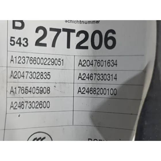 Elevalunas Trasero Derecho para Mercedes-Benz Clase B Sports Tourer (W246, W242)