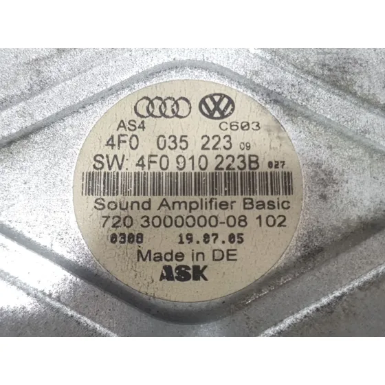 Amplificador Radio para Audi A6 C6 Avant (4F5)
