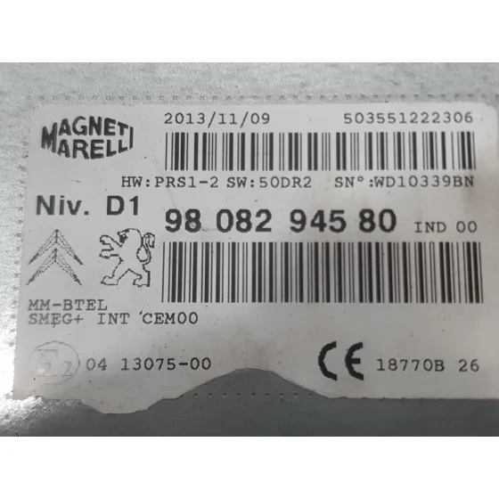Sistema Audio / Radio para Citroën C4 Grand Picasso Ii (Da_, De_)