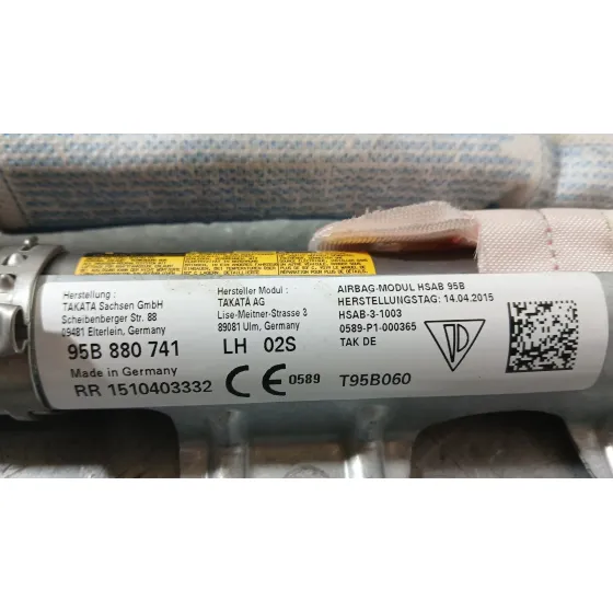 Airbag Cortina Delantero Izquierdo para Porsche Macan (95B)