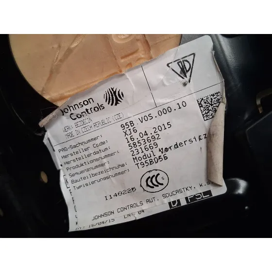 Asiento Delantero Izquierdo para Porsche Macan (95B)