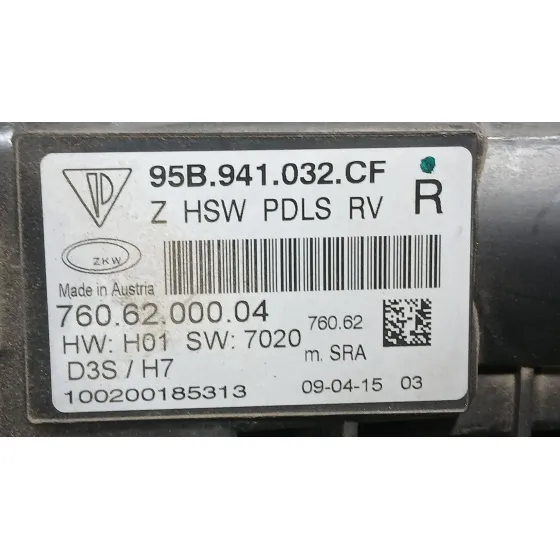 Faro Derecho para Porsche Macan (95B)