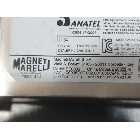 Sistema Audio / Radio para Bmw I3 (I01)