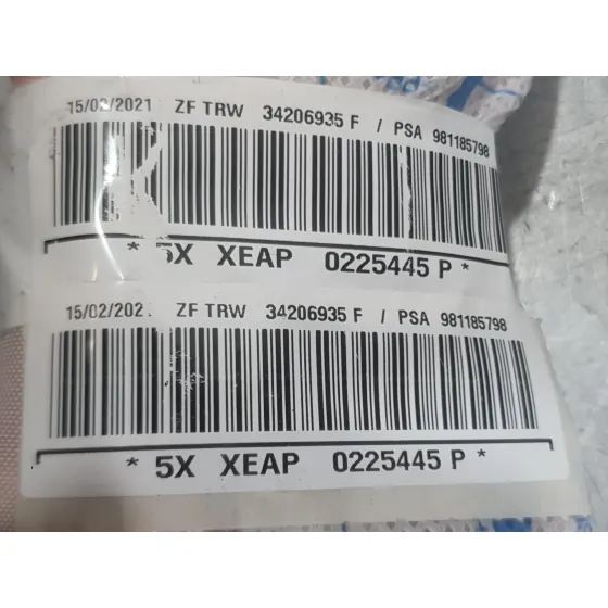 Airbag Cortina Delantero Derecho para Citroën C3 Iii (Sx)