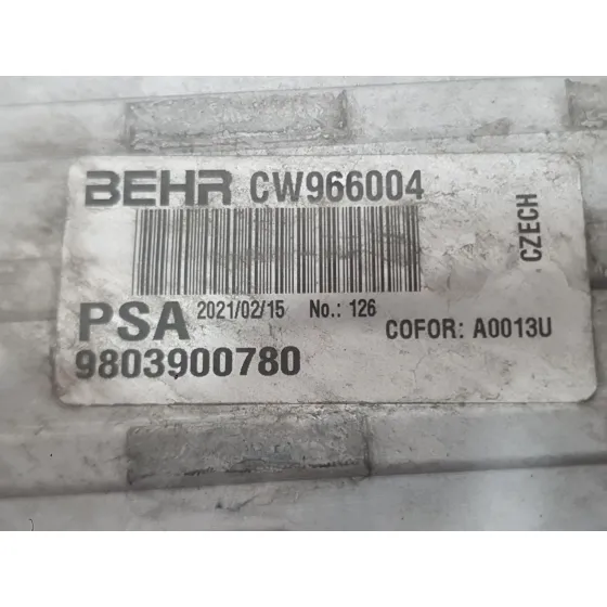 Intercooler para Citroën C3 Iii (Sx)