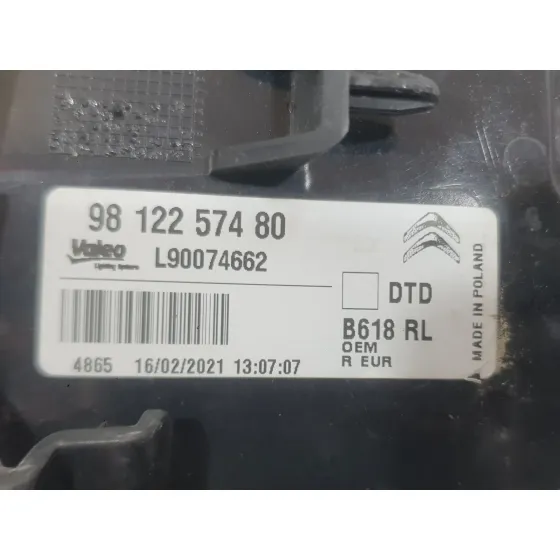 Piloto Trasero Derecho para Citroën C3 Iii (Sx)