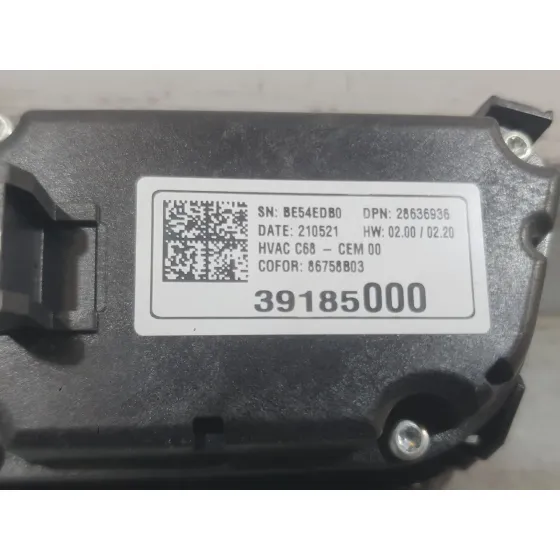 Mando Climatizador para Opel Corsa F (P2Jo)