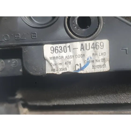 Retrovisor Derecho para Nissan Primera Hatchback (P12)