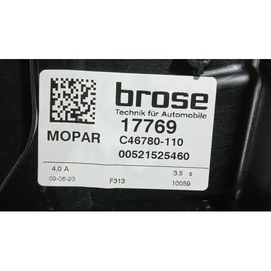 Elevalunas Delantero Derecho para Jeep Renegade Suv (Bu, B1, Bv)