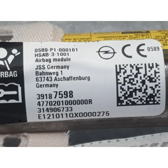 Airbag Cortina Delantero Derecho para Opel Astra K (B16)